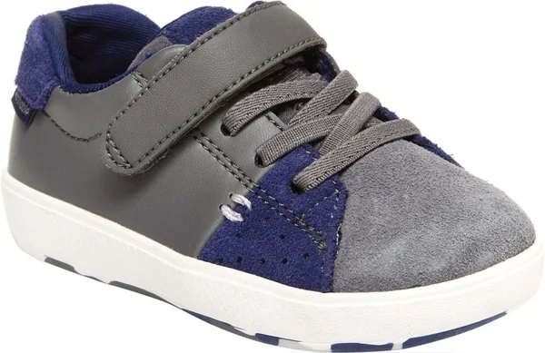Stride Rite M2P Maci (Toddler) Grey/Navy, Toddler Boy's, Size: 5
