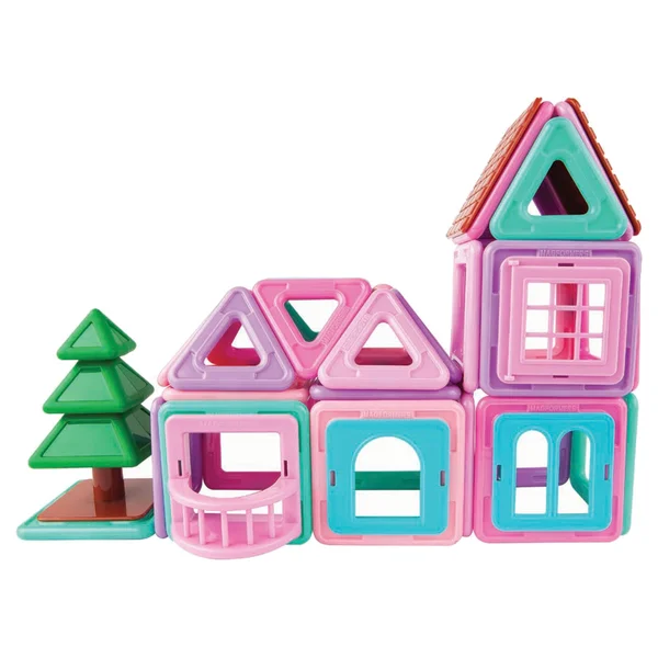 Magformers Girl Character 6 Pieces Add On, Rainbow Colors, Educational Magnetic Geometric Shapes Tiles Building Stem Toy Set