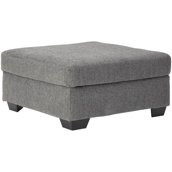 Dalhart - Charcoal - Oversized Accent Ottoman