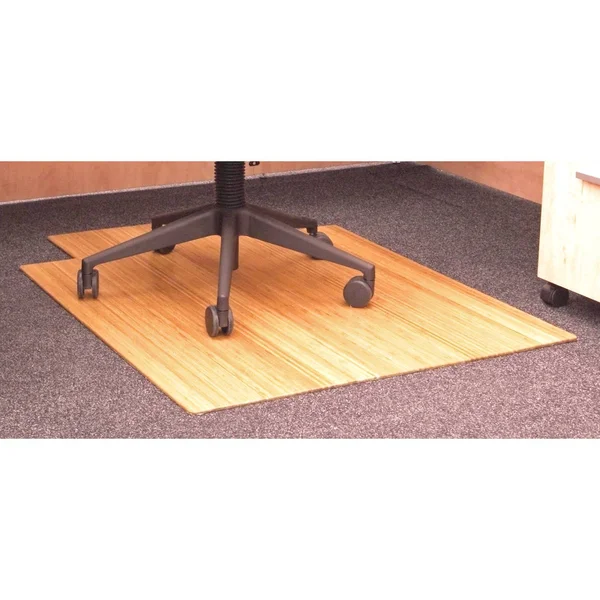 Anji Mountain Bamboo Roll-Up Chairmat, 36x22 x 48