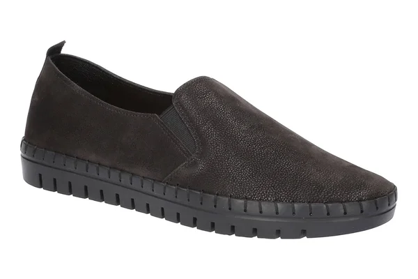 Easy Street Fresh Women's Slip-On Sneakers, Size: 5, Black Matte