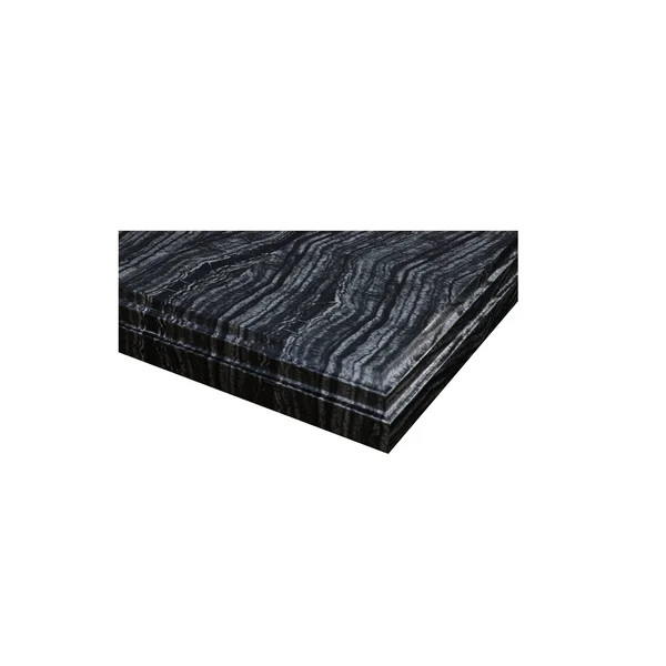 Laviva 313SQ1H-48-BW Countertop - 48x22 Single Hole with Rectangular Sink - Black Wood