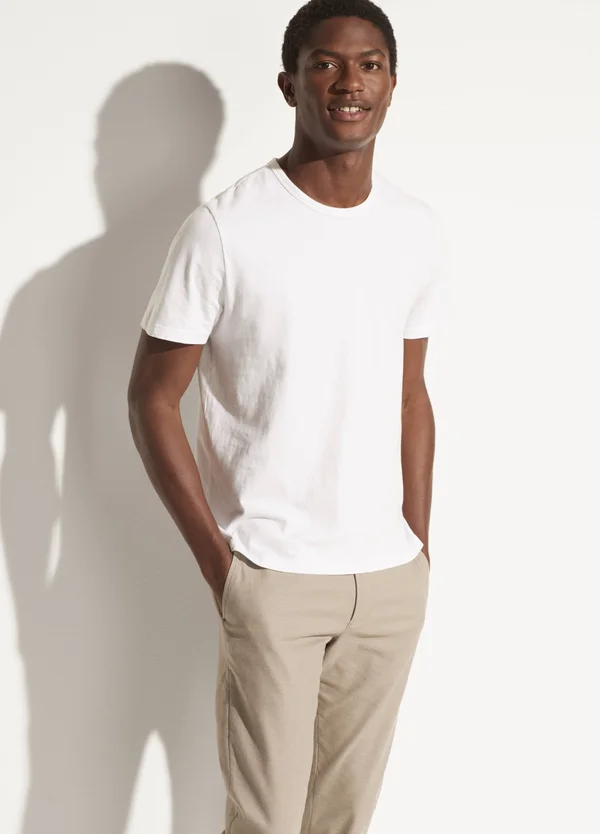 Vince Solid T-Shirt Optic White