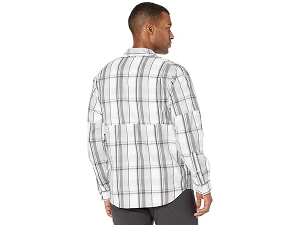 Columbia Men's Silver Ridge Lite Plaid Long Sleeve Shirt - M - White Multi Plaid