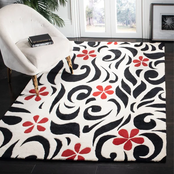 Safavieh Soho Ivory-Black 7&6x22 x 9&6x22 Rug