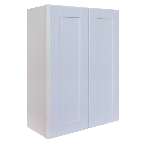 Sunny Wood SHW2736 Shaker Hill 27x22 Wide x 36x22 Tall Double Door Wall Cabinet Designer White
