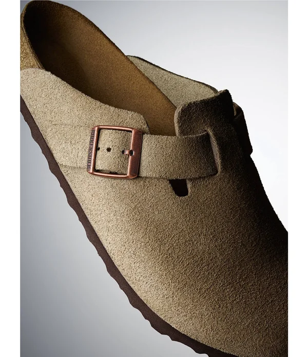 Birkenstock Boston Soft Footbed (41 Narrow Mink Suede)