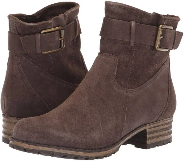 Women's Clarks Marana Amber Ankle Boot, Size: 6, Taupe Suede
