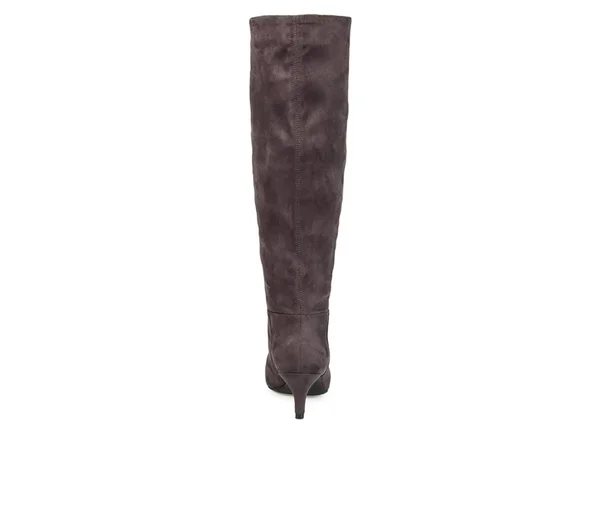 Journee Collection Women's Extra Wide Calf Vellia Boot - Gray