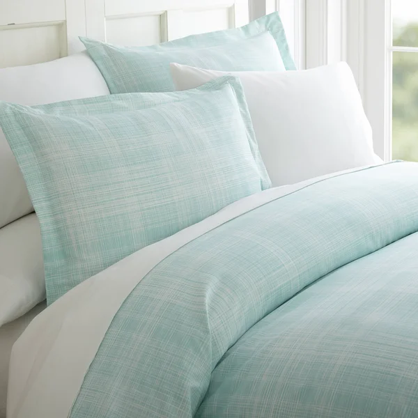 Home Collection 3 Piece Duvet Cover Set - Thatch Ultra Soft Print - California King/King, Ray