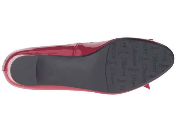 J. Renee Cameo Women's Wedge Shoes Red : 8 WW (E)