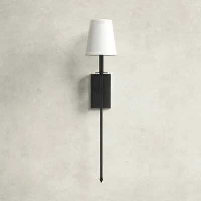 Brayden 1 - Light Dimmable Wallchier Finish: Matte Black