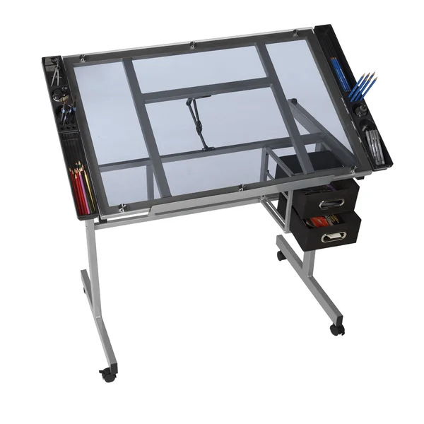 OneSpace 50-CS01 Craft Station - Silver/Blue Glass