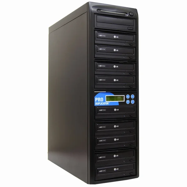 Produplicator 1 to 9 24x Burner M-Disc Support CD DVD Duplicator - Standalone Copier Duplication Tower (ESDVDS24X09)