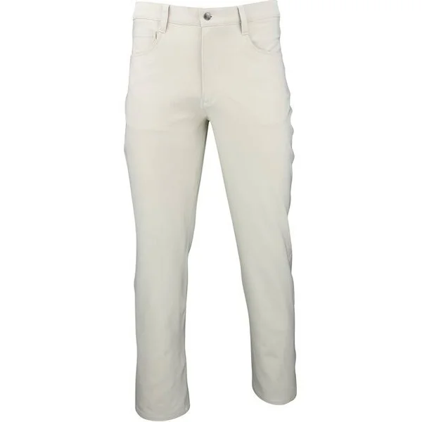 FootJoy 5 Pocket Athletic Flat Front Pants - Stone - Size: 34W x 30L