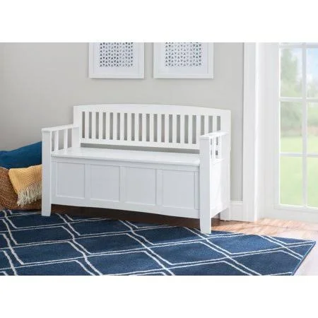 Linon Cynthia Storage Bench, White