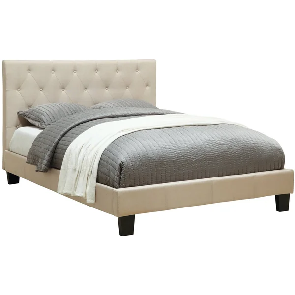 Summit 60x22 Queen Platform Bed - Natural Linen