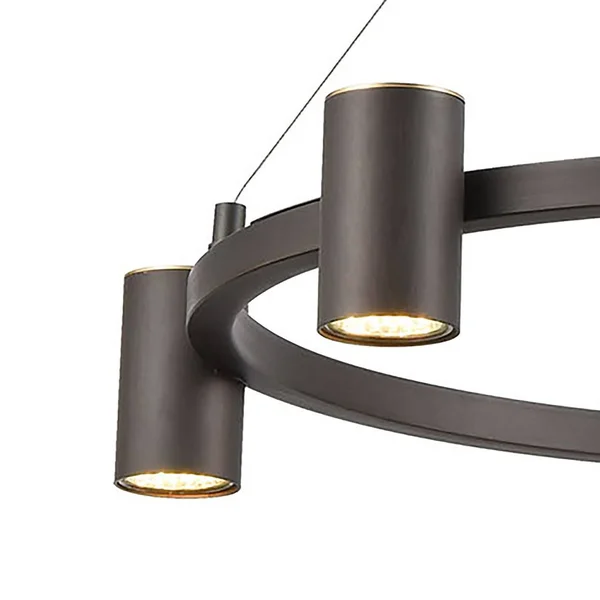 Elk Lighting 15416/5 Kempton 5-Light Chandelier in Matte Black