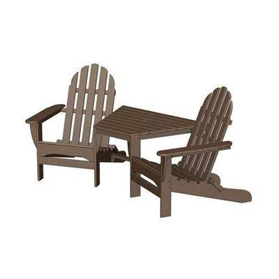POLYWOOD Adirondack Tete-a-Tete - Green