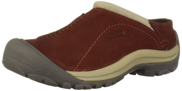 Keen Women's Kaci Slide - 6.5 - Fired Brick, Plaza Taupe