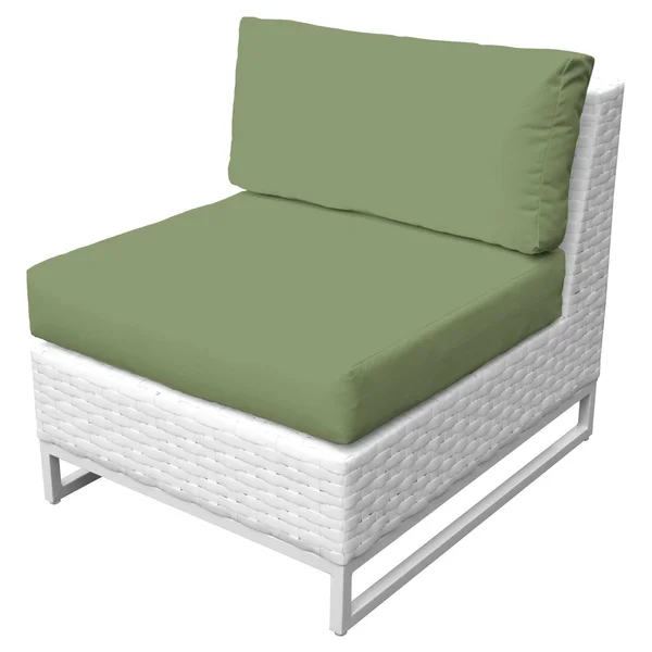 TK Classics Miami Outdoor Armless Sofa Cilantro