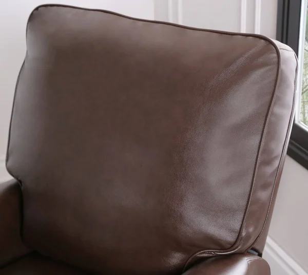 Abbyson Living Braxton Leather Pushback Recliner, Red
