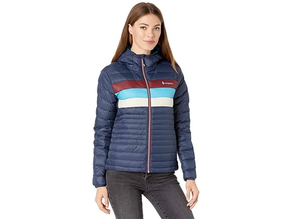 Cotopaxi Fuego Down Hooded Jacket - Women's Maritime Stripes - XL