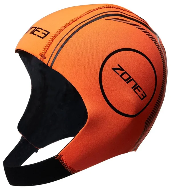 Zone3 Cap Neoprene Swim Orange - S