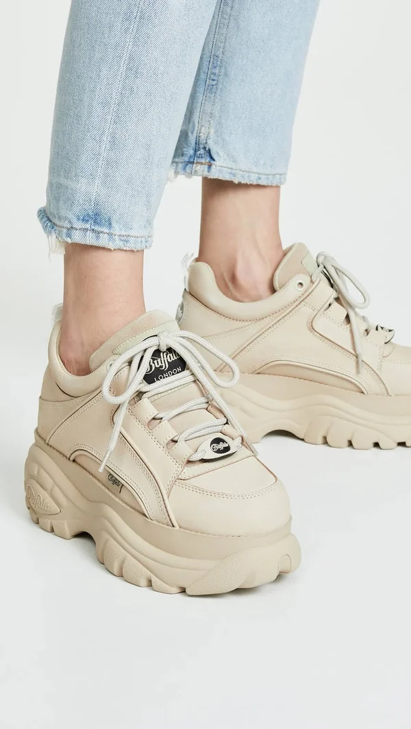 Buffalo London Classic Kicks Sneakers Cream 41