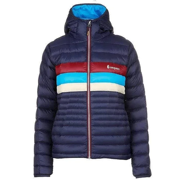 Cotopaxi Fuego Down Hooded Jacket - Women's Maritime Stripes - XL