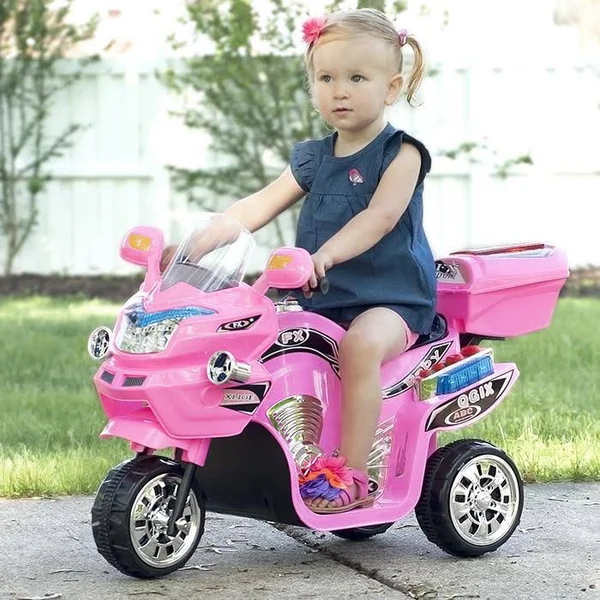 Lil& Rider 3 Wheel Battery Powered FX Sport Bike, Orange
