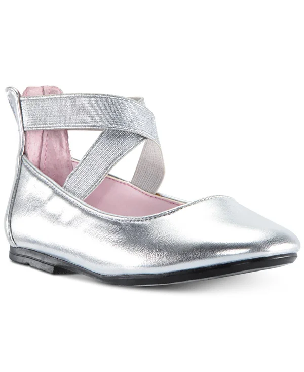 Nina Marissa, Silver Metallic, Size 6 Youth