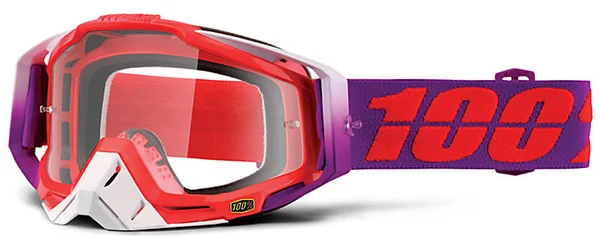 100% Racecraft MX Goggles, Purple