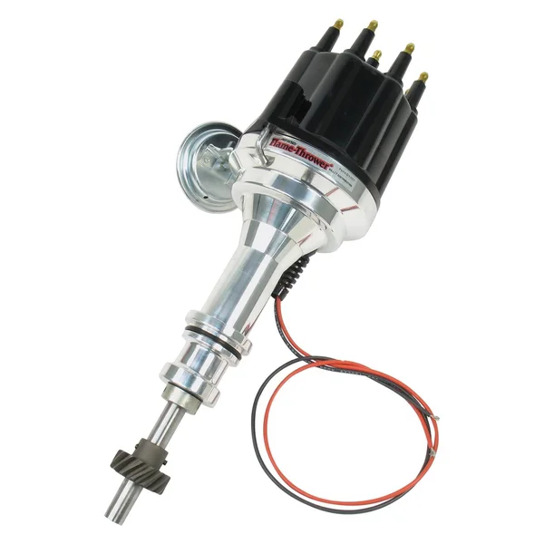 Pertronix Ignition D132710 BBF Billet Distributor w/Blk Cap