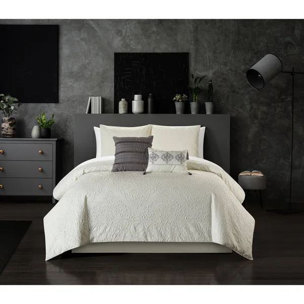 Chic Home Mayflower Bed in A Bag Comforter Set - Beige - King