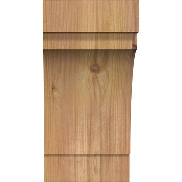 6x22W x 8x22D x 12x22H Merced Rough Sawn Brace - Western Red Cedar