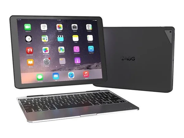 ZAGG Slim Book Wireless Bluetooth Keyboard and Folio Case for 9.7-inch iPad Pro - Black
