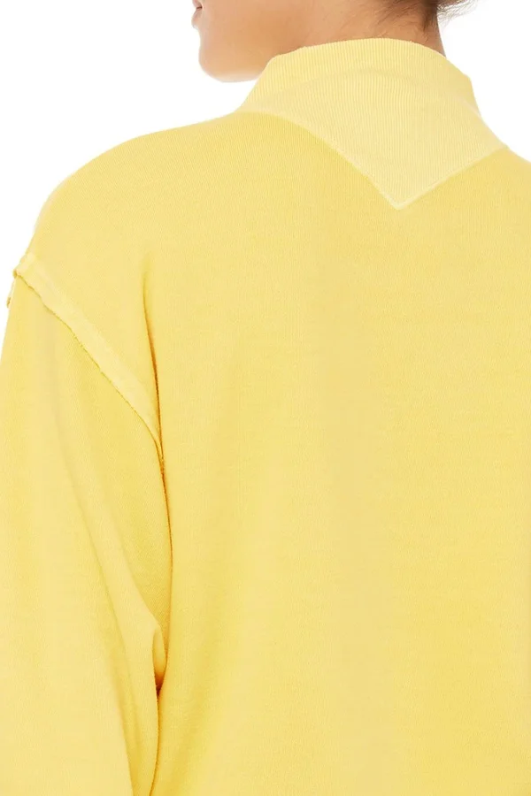 Alo Yoga Washed Freestyle Sweatshirt - Women's Sulphur Wash - S