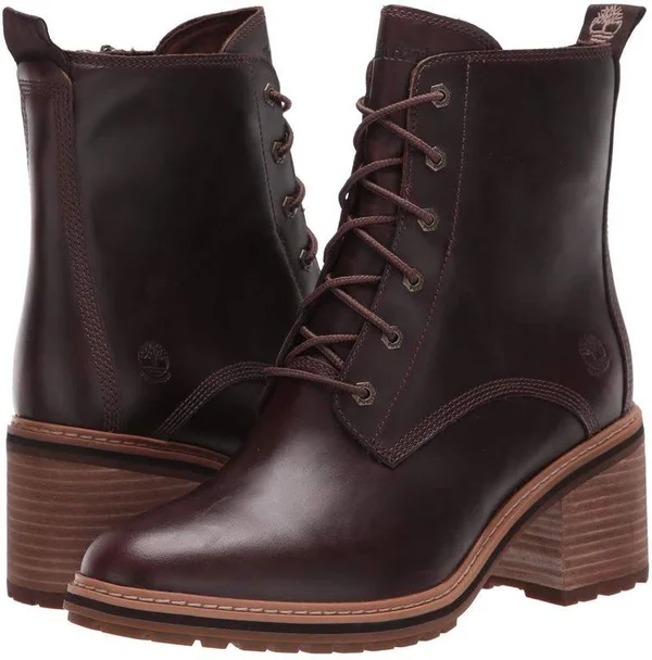 Timberland Women's Sienna High Lace-Up Waterproof Boots - Dark Brown