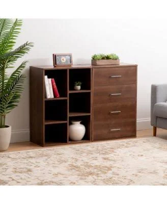 Iris 4 Drawer Wood Dresser, Off White, Collan Series
