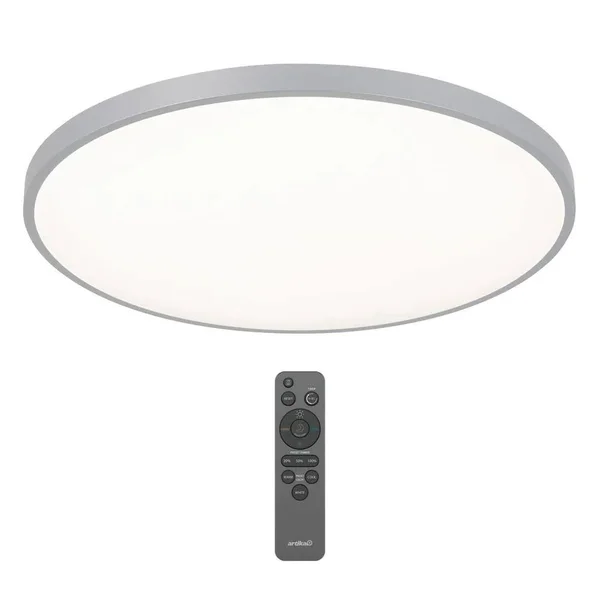 Artika Europa 21 in. 1-Light Chrome Selectable LED Flush Mount