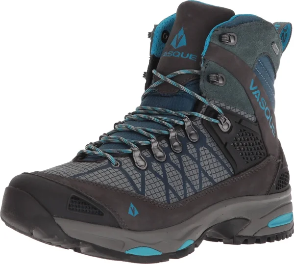 Vasque Women's Saga GTX Boot - 8 - Dark Slate/Majolica Blue