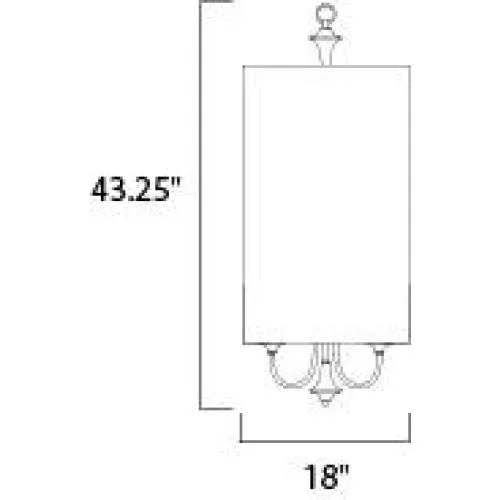 Maxim Lighting 10018OMOI Bongo Pendant Light Oil Rubbed Bronze