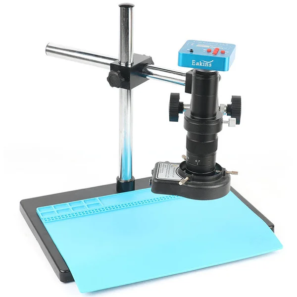 Banggood FHD 1080p 60fps 2K HDMI USB Digital Industry Video Microscope Camera Set System 180X 300x C Mount Lens for Phone PCB So
