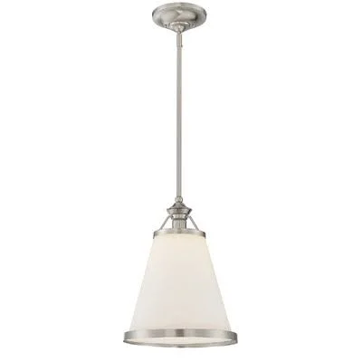 Latitude Run Kayden 1-Light Mini Pendant Finish: Satin Nickel