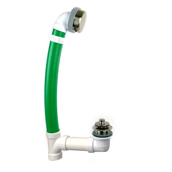 Watco FLEX916-PP-PVC-BS Flexible Push Pull Bath Waste Kit - Biscuit