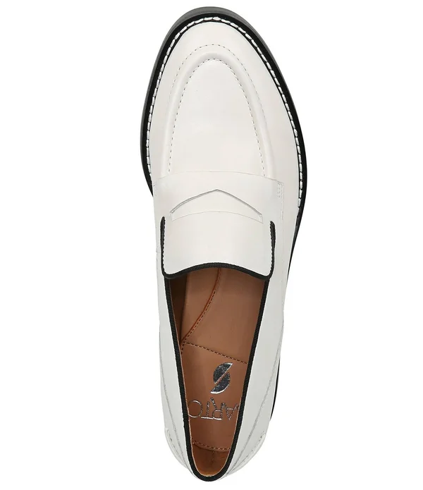 Franco Sarto Tivoli Leather Loafer - White, 7.5