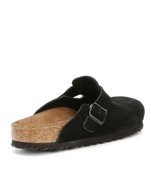 Birkenstock Boston Soft Footbed (41 Narrow Mink Suede)
