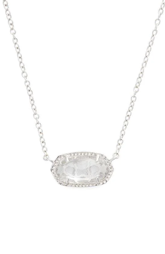 Kendra Scott ELISA Birthstone Pendant Necklace Green