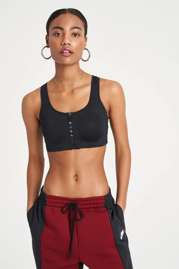 Nike Shape Women's High-Support Front-Zip Sports Bra